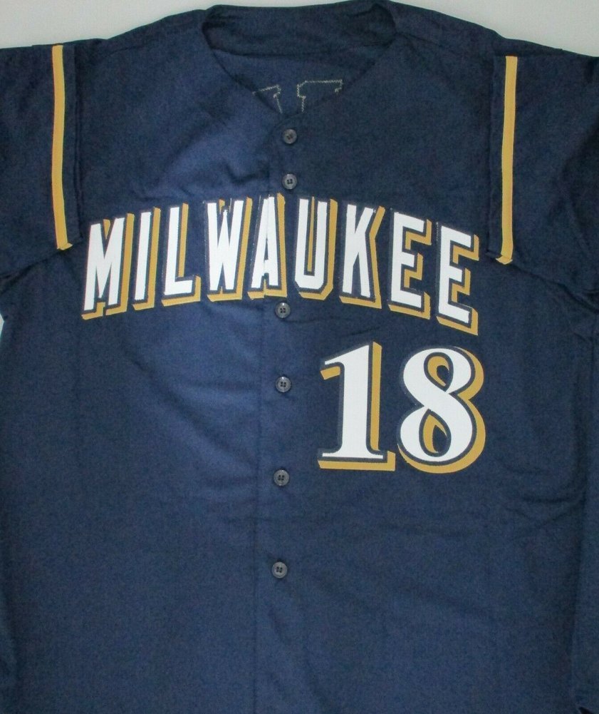 custom brewers jersey