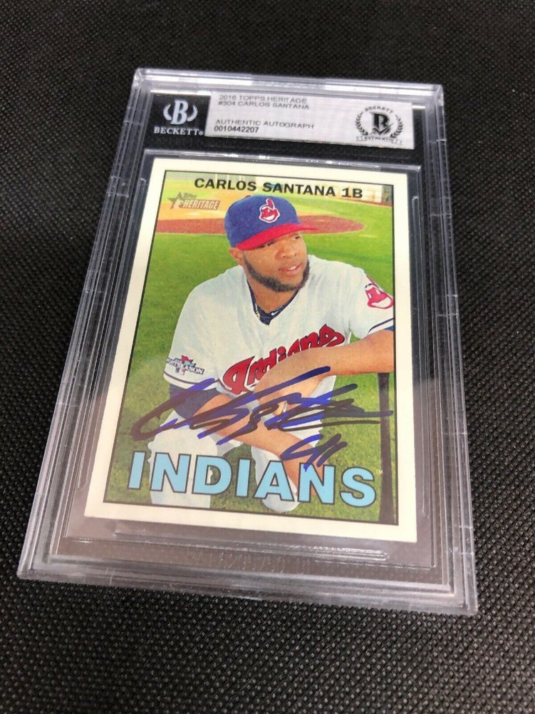 carlos santana indians jersey
