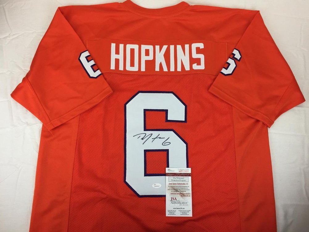 deandre hopkins signed clemson jersey deandre hopkins signed clemson jersey