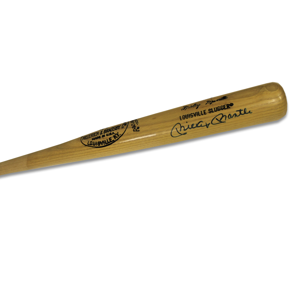 Mickey Mantle Autographed Signed Blonde Baseball Bat PSA/DNA Authentic Authentic