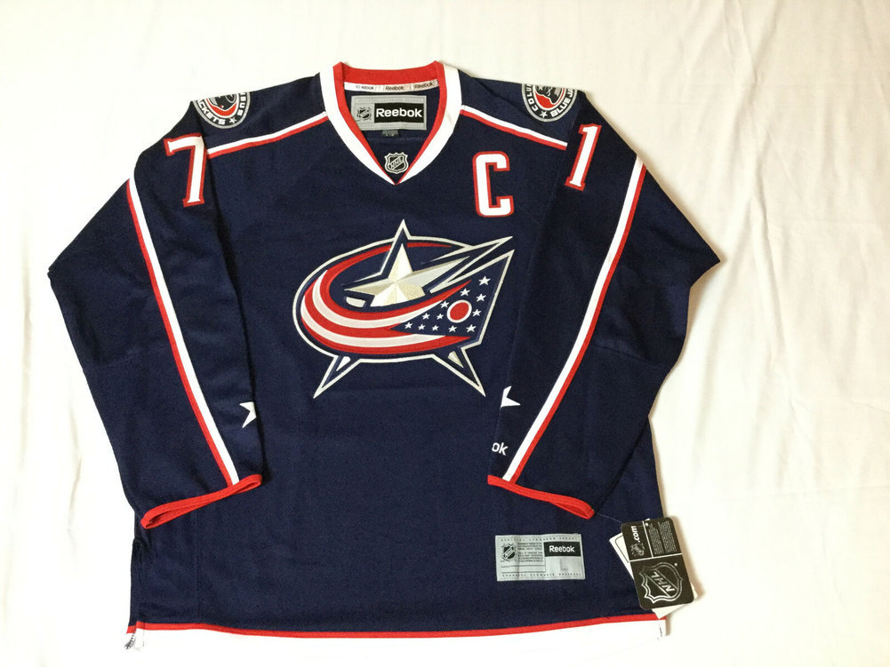 original blue jackets jersey