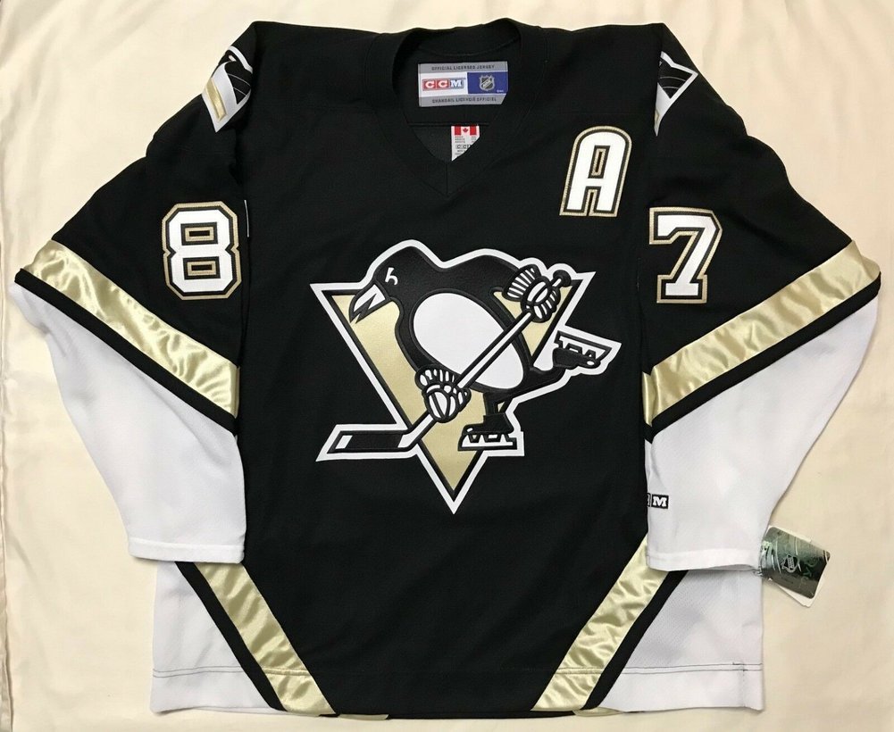 sidney crosby autographed pittsburgh penguins jersey