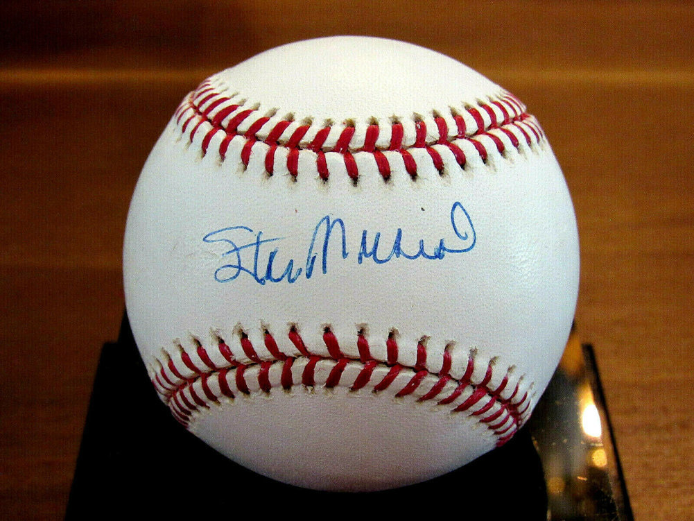 Stan Musial St. Louis Cardinals Hof Mvp Autographed Signed Oml Baseball JSA Authentic