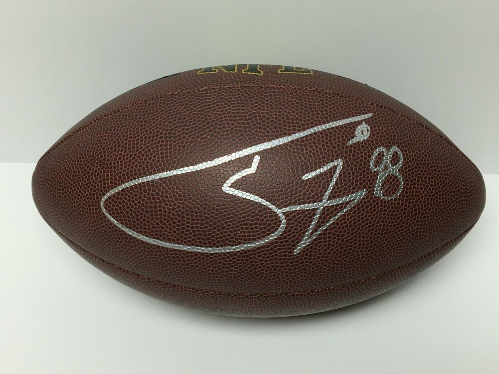 Tony Siragusa Autographed Signed Wilson Nfl Super Grip Football