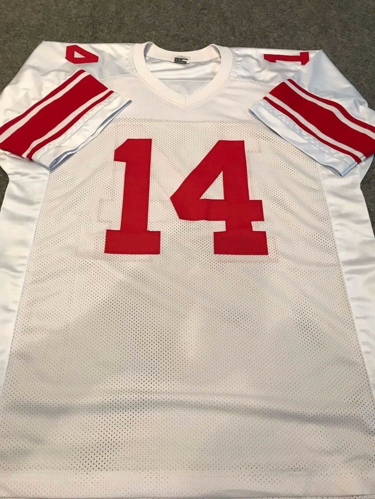 white and red giants jersey