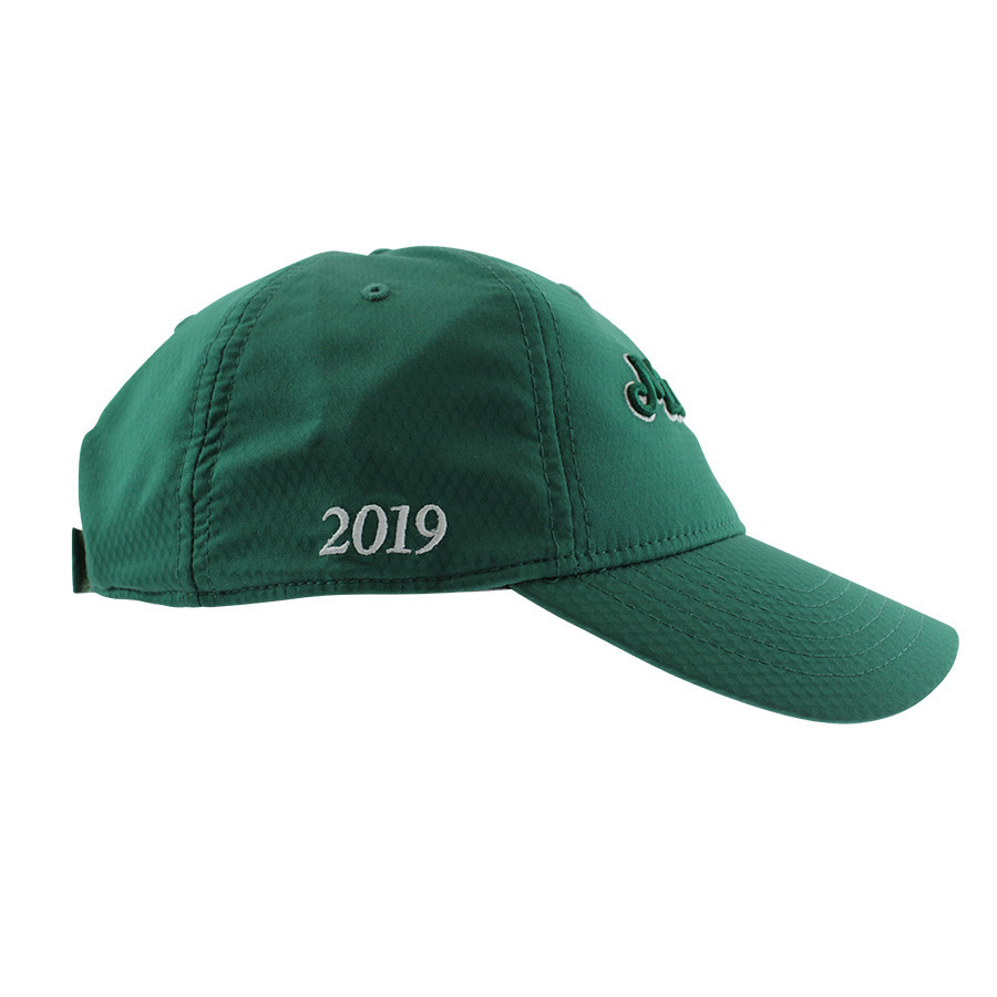 2019 Masters Green Performance Dated Logo Hat