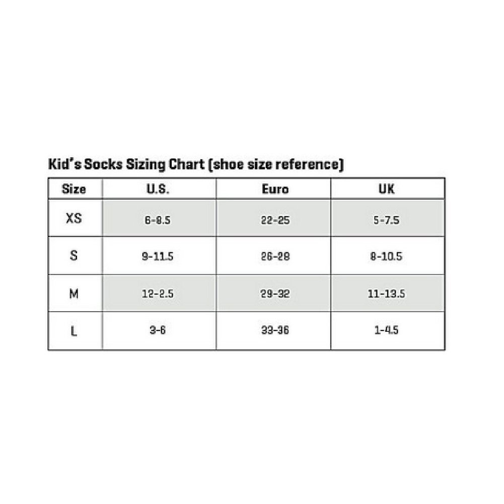 Smartwool Kids Socks Size Chart