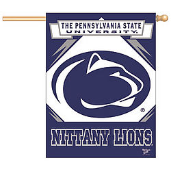Penn State Oval Lion Vertical Flag 27" x 37"