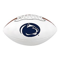 Full Size White Paneled Football