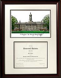 Pennsylvania State University Diploma Frame Graduate