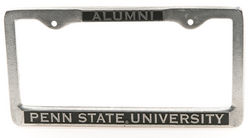 Penn State Alumni Pewter License Plate Frame