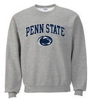 Penn State Crew Neck Sweatshirt Gray Arching Over