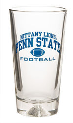 Football Glass 16oz