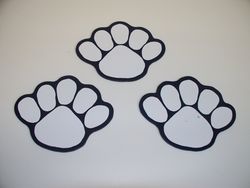Penn State Magnets 3-Pack White Paws