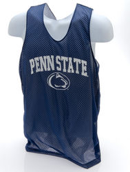 Penn State Reversible Mesh Tank Top Navy Arching Over Lion Head - Basketball Style