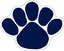 Penn State Car Magnet Medium Paw Nittany Lions (PSU) 