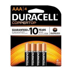 CopperTop AAA Batteries 4pk
