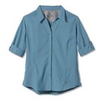Womens Expedition Chill Stretch 34 Sleeve Button Up Shirt