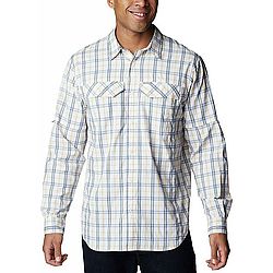 Mens Silver Ridge Lite Plaid Long Sleeve Shirt