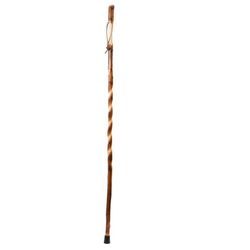 48 Twisted Hickory Walking Stick