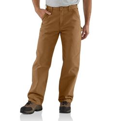 Mens Washed Duck Work Dungaree Pants