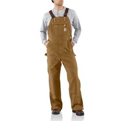 Carhartt, Inc. Men's Duck Zip-To-Thigh Bib Overall Pants (Unlined)