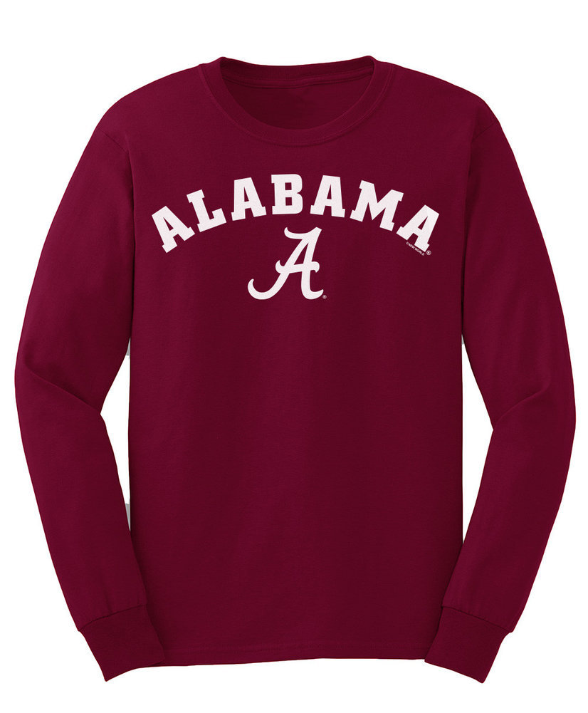 Alabama Crimson Tide Long Sleeve TShirt Varsity Image a