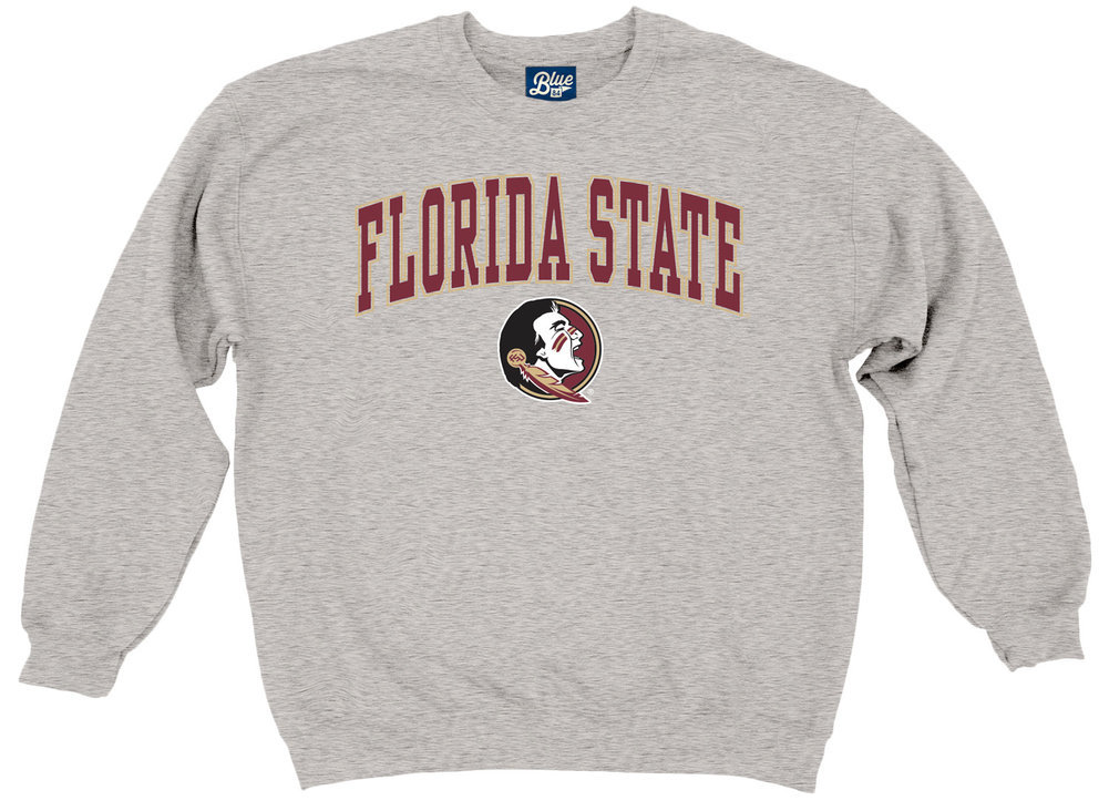 Florida State Seminoles Crewneck Sweatshirt Varsity Gray 00000000BCRDK