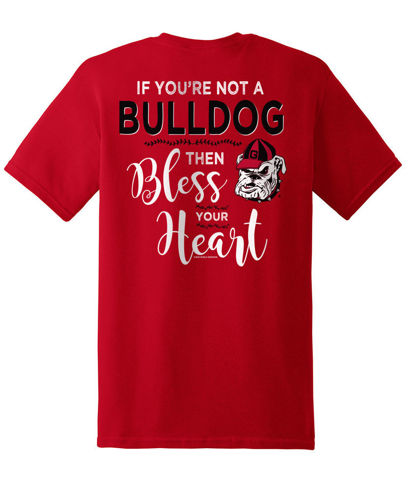 Georgia Bulldogs Tshirt Bless Your Heart Image a