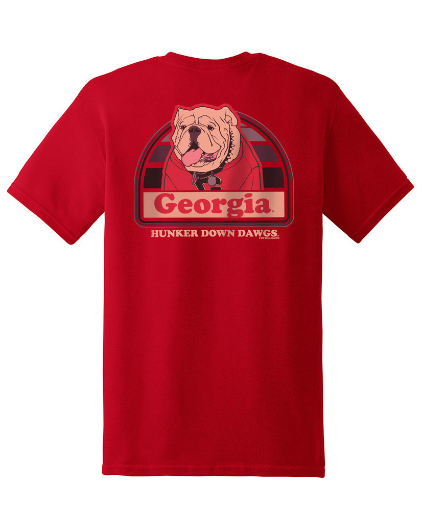 Georgia Bulldogs Tshirt Portrait  Image a