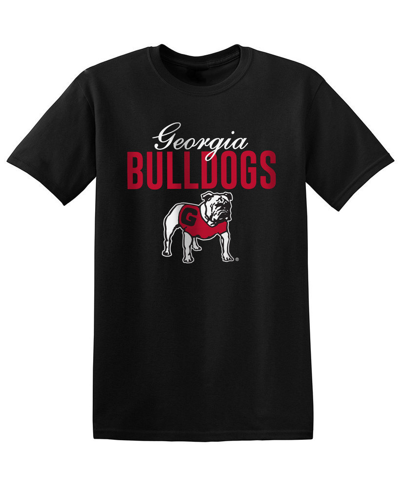 Georgia Bulldogs TShirt Varsity Black Dawgs Image a