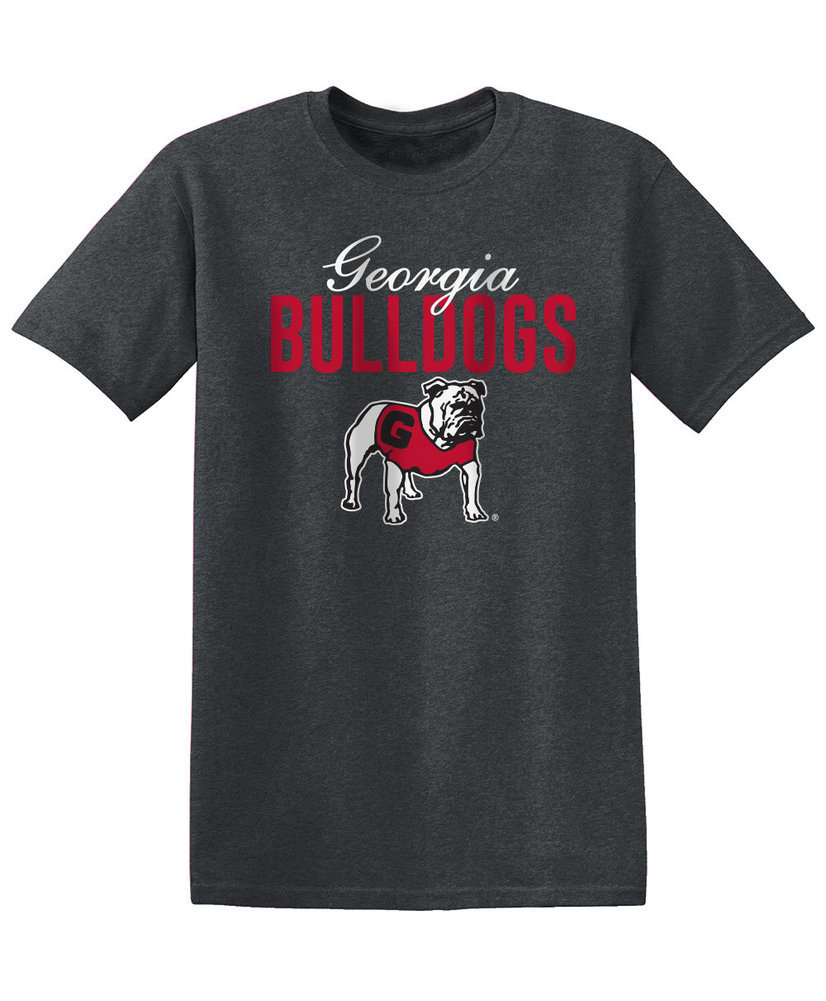 Georgia Bulldogs Tshirt Varsity Charcoal Dawgs Image a