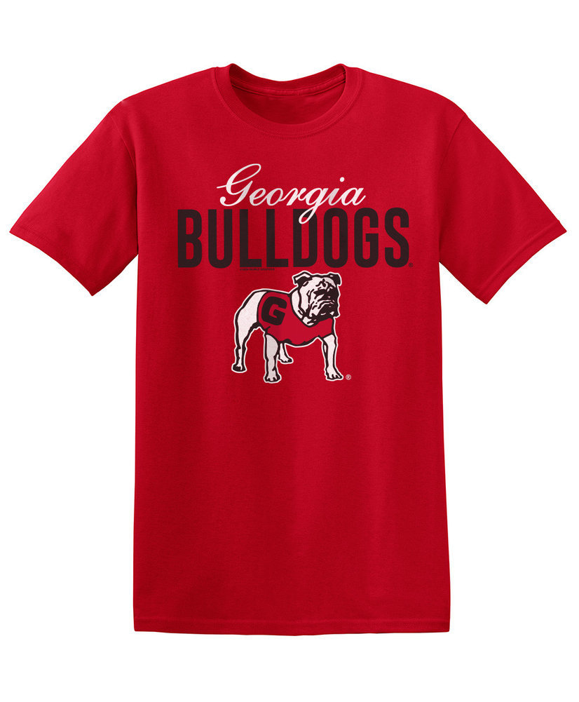 Georgia Bulldogs Tshirt Varsity Red Dawg Image a