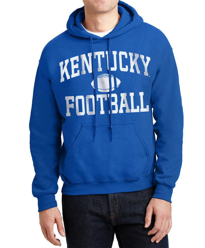 Kentucky Wildcats Hooded Sweatshirt Football Blue 474743