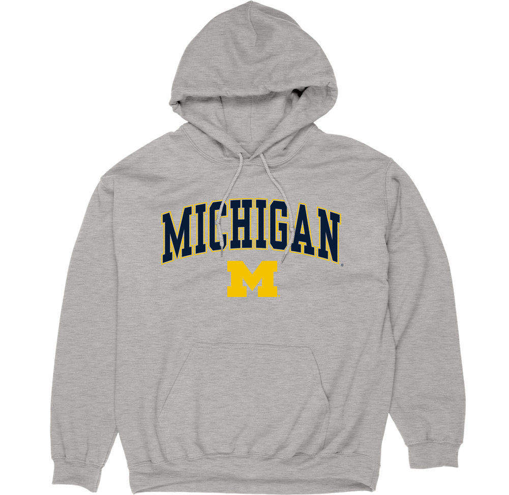 Grey michigan sweatshirt clearance