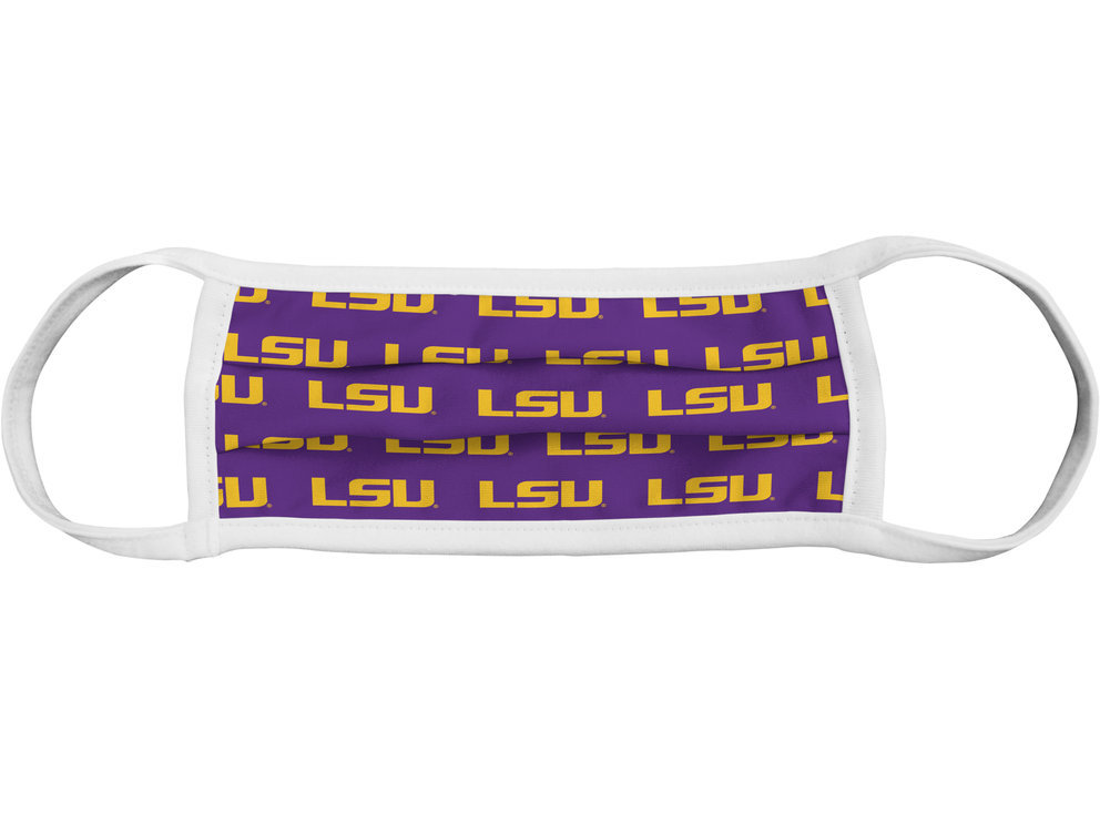 LSU Tigers Retro Face Covering 3-Pack Image a