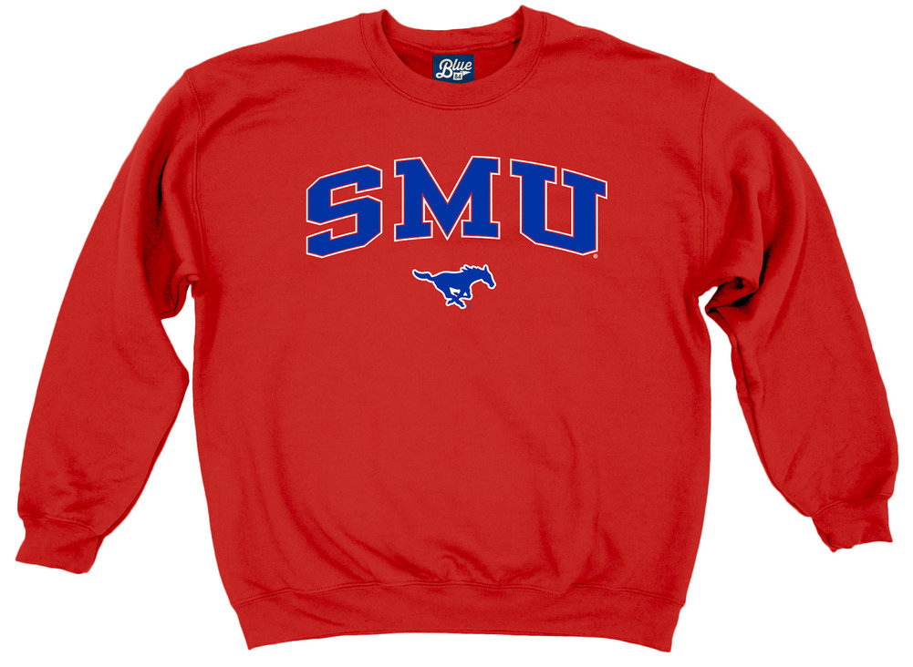 Smu crewneck sweatshirt Clearance
