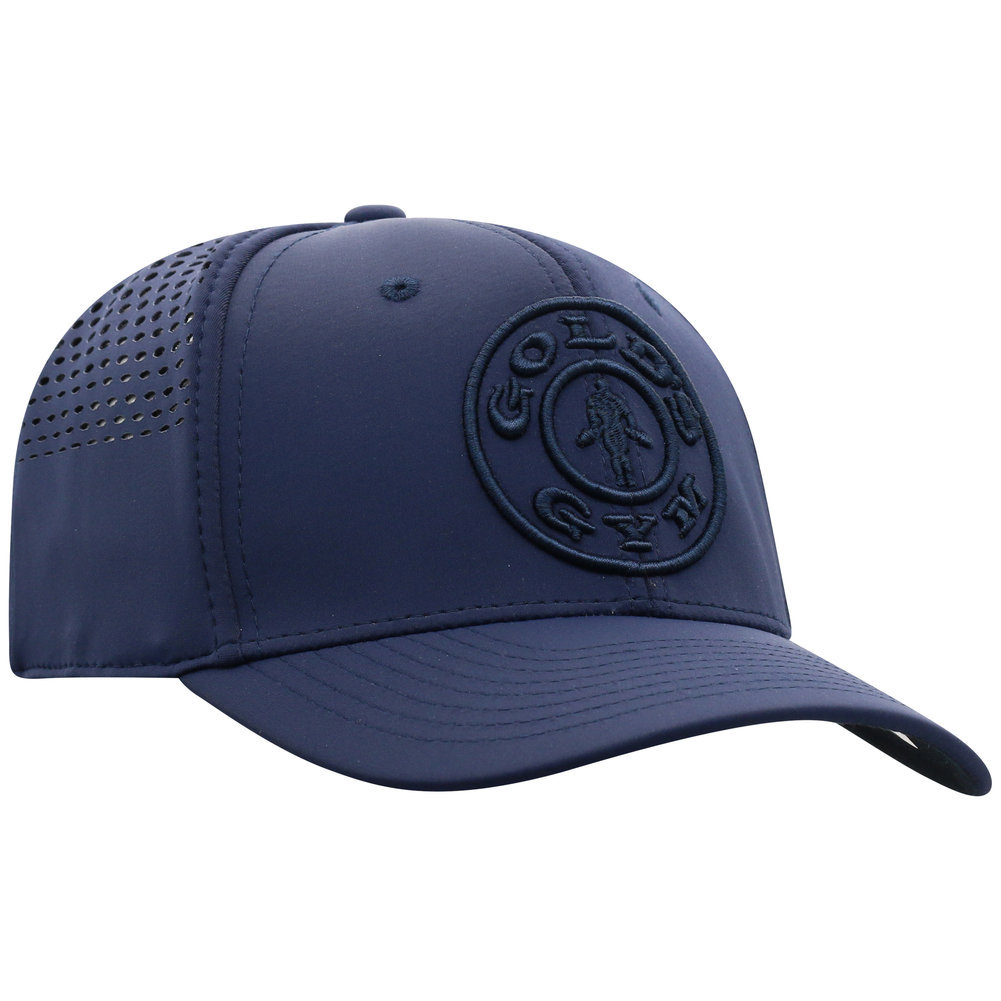 Gold's Gym One Fit Breathable Poly Stretch Navy Hat TOWRGLDG1FTNVY