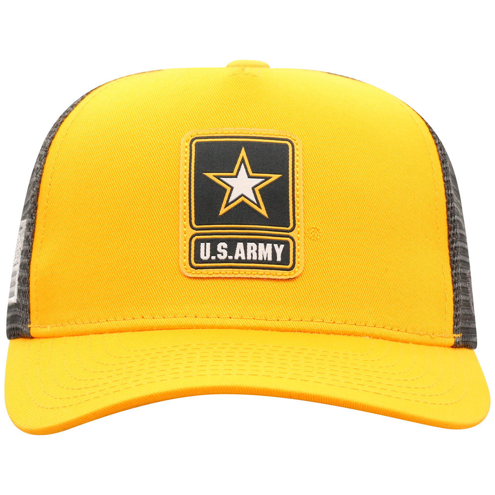 US Army Armed Forces Military Snap Back Hat Gray Image a
