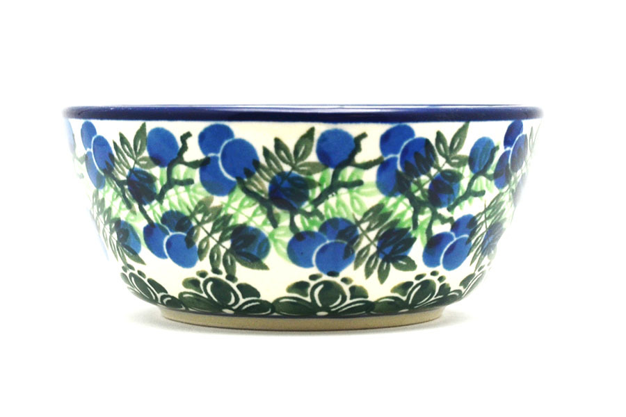 Polish Pottery Bowl - Ice Cream/Dessert - Huckleberry Image a