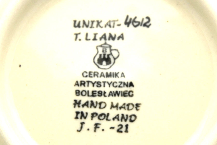 Polish Pottery Bowl - Contemporary Salad - Unikat Signature - U4612 Image a