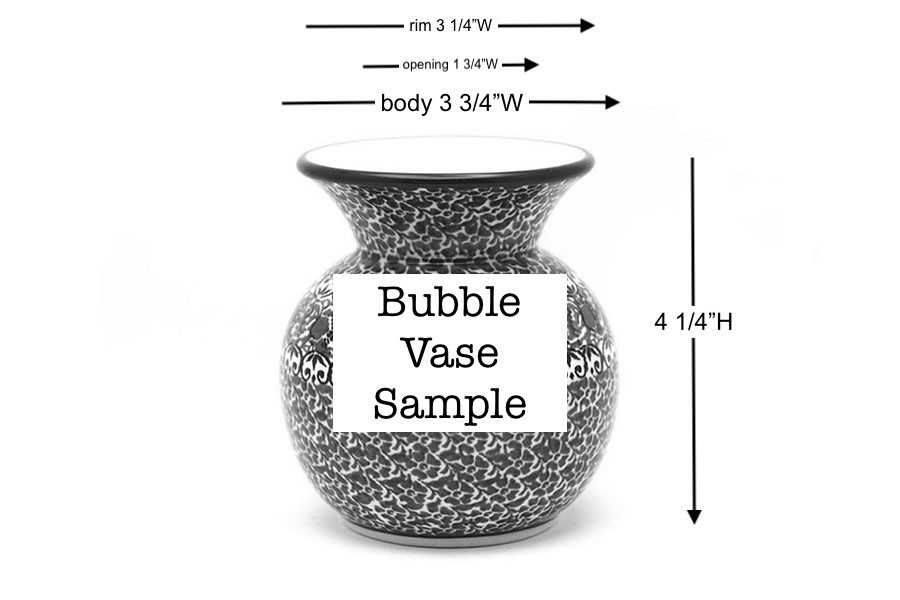 Polish Pottery Bubble Vase - Unikat Signature - U4830 Image a