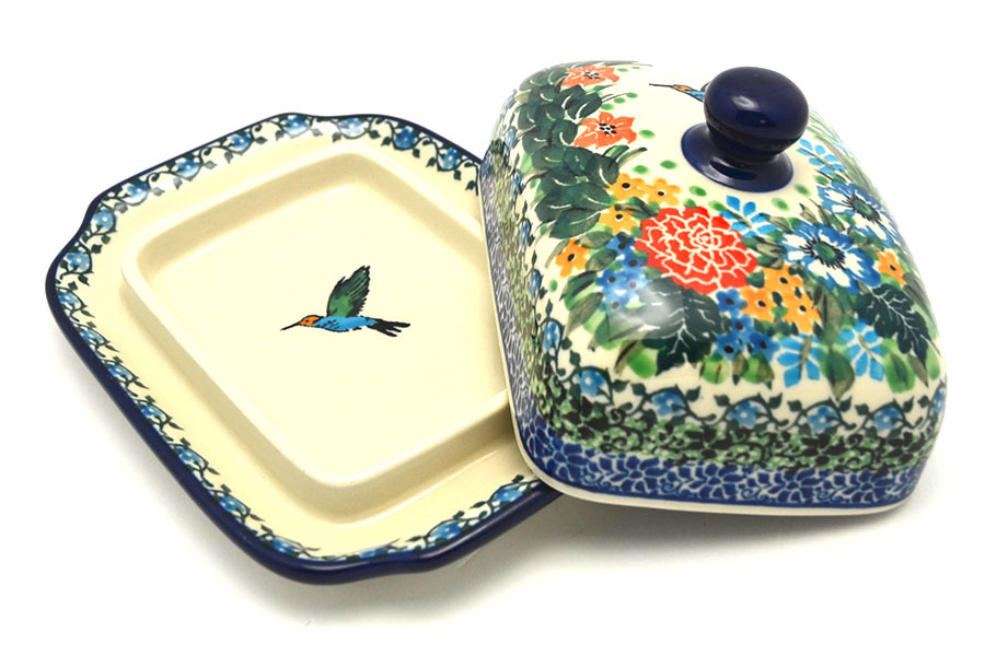 Polish Pottery Butter Dish - Unikat Signature - U3271 Image a