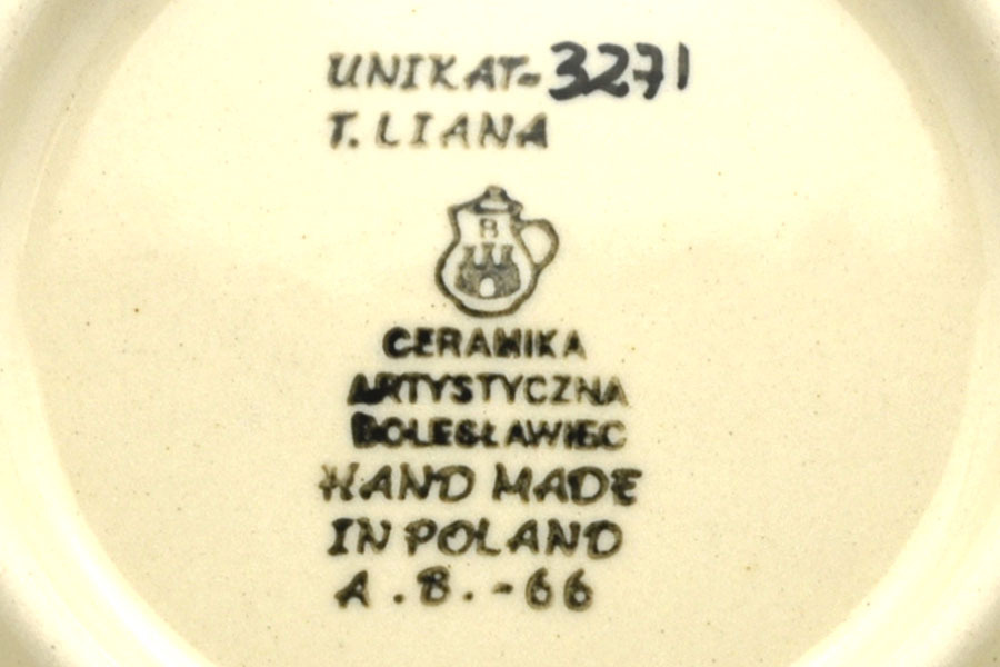 Polish Pottery Creamer - 4 oz. - Unikat Signature U3271 Image a