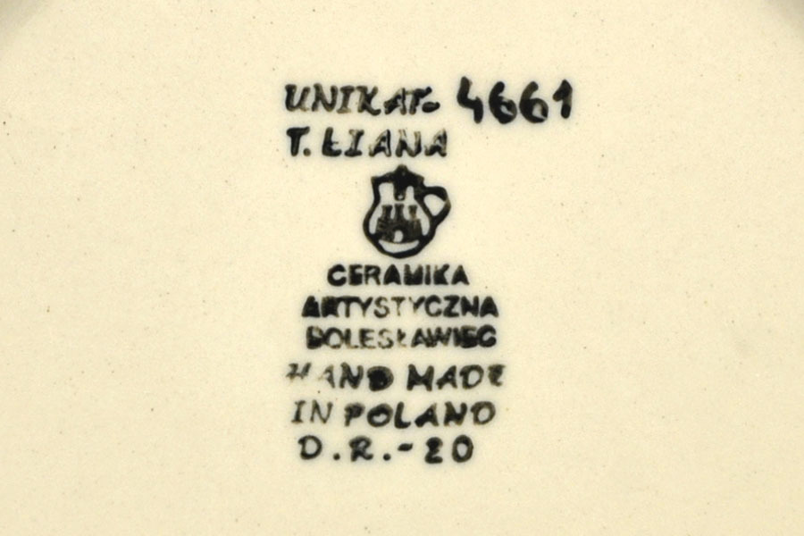 Polish Pottery Plate - Bread & Butter (6 1/4") - Unikat Signature - U4661 Image a