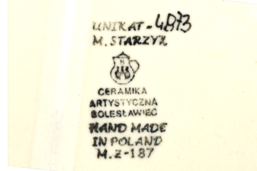 Polish Pottery Plate - Bread & Butter (6 1/4") - Unikat Signature - U4873 Image a