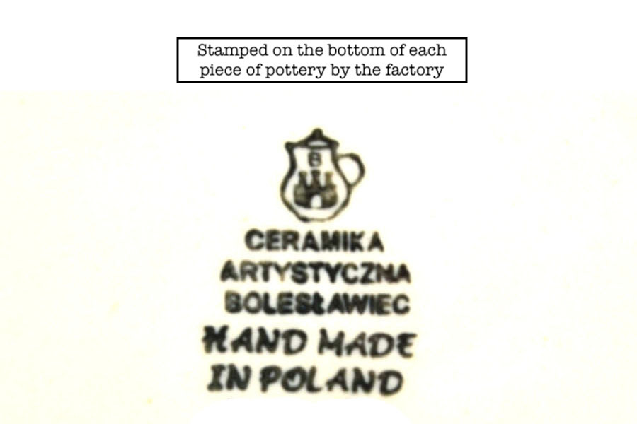 Polish Pottery Ramekin - Strawberry Field Image a