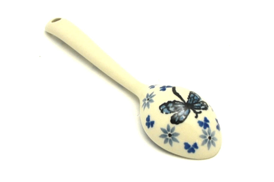 Polish Pottery Spoon - Medium - Dragonfly Image a