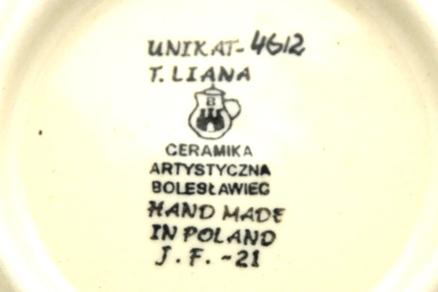 Polish Pottery Spoon Rest - Unikat Signature - U4612 Image a