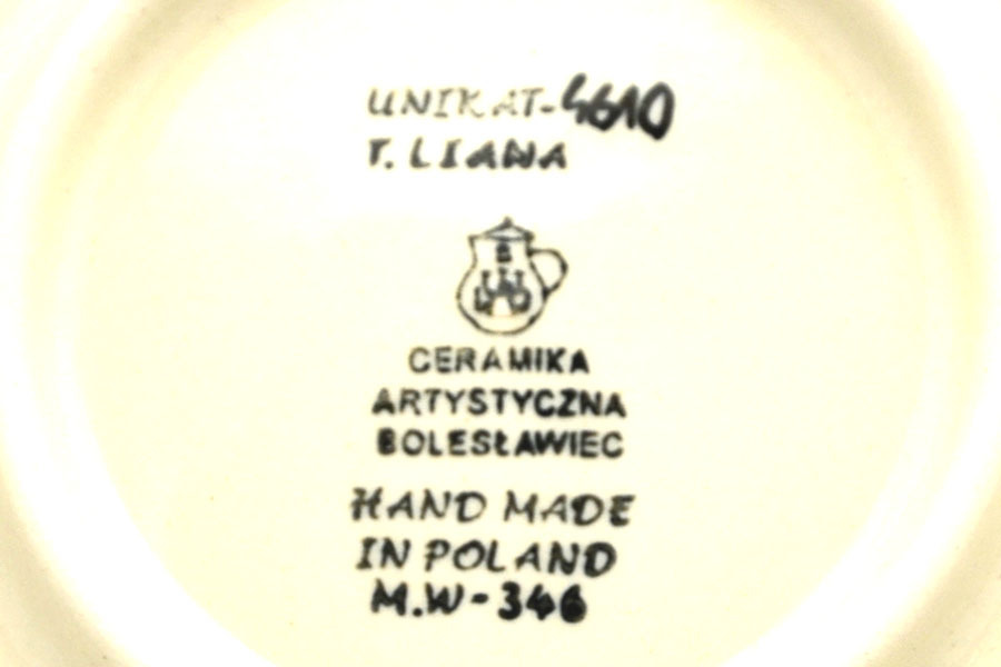 Polish Pottery Utensil Holder - Unikat Signature U4610 Image a